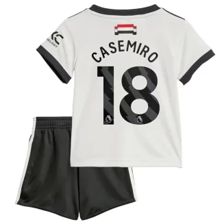 Kopen Kids Manchester United Casemiro #18 Derde Shirt 2024-2025 Korte Mouw (+ Korte broeken)