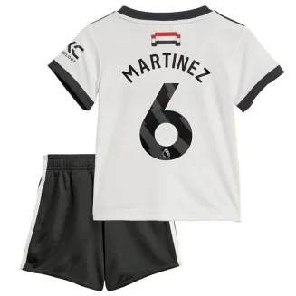 Kopen Kids Manchester United Lisandro Martinez #6 Derde Shirt 2024-2025 Korte Mouw (+ Korte broeken)