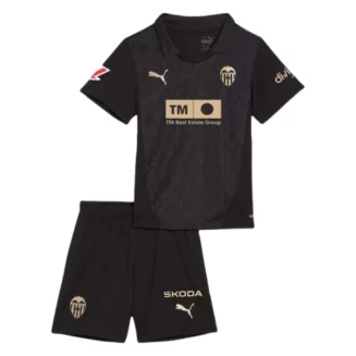 Kopen Kids Valencia Uitshirt 2024-2025 Korte Mouw (+ Korte broeken)