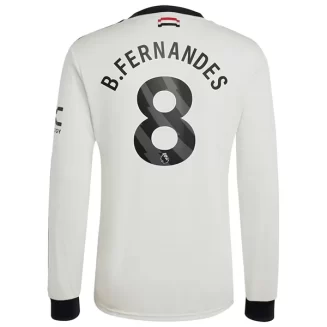 Kopen Manchester United Bruno Fernandes #8 Derde Shirt 2024-2025 Lange Mouwen