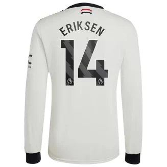 Kopen Manchester United Christian Eriksen #14 Derde Shirt 2024-2025 Lange Mouwen