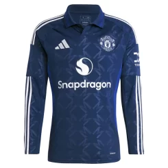 Kopen Manchester United Garnacho #17 Uitshirt 2024-2025 Lange Mouwen-1