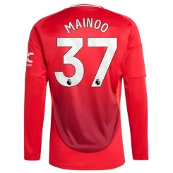 Kopen Manchester United Kobbie Mainoo #37 Thuisshirt 2024-2025 Lange Mouwen