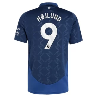 Kopen Manchester United Rasmus Højlund #9 Uitshirt 2024-2025 Korte Mouw