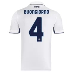 Kopen SSC Napoli Alessandro Buongiorno #4 Uitshirt 2024-2025 Korte Mouw