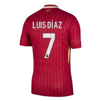 Liverpool Luis Díaz #7 Thuisshirt 2024-2025 korte mouw voordelig online kopen