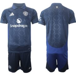 Manchester United Uitshirt 2024-2025 Korte Mouw (+ Korte broeken) voordelig online kopen