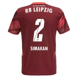 RB Leipzig Mohamed Simakan #2 Uitshirt 2024-2025 korte mouw voordelig online kopen