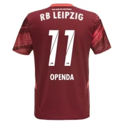 RB Leipzig Openda #11 Uitshirt 2024-2025 korte mouw voordelig online kopen