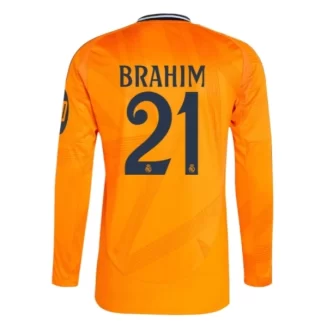 Real Madrid Brahim Díaz #21 Uitshirt 2024-2025 lange mouwen voordelig online kopen