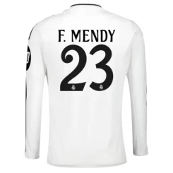 Real Madrid Ferland Mendy #23 Thuisshirt 2024-2025 lange mouwen voordelig online kopen