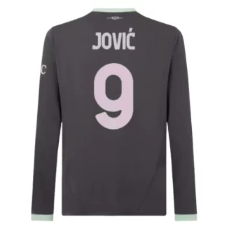 AC Milan Luka Jović #9 Derde Shirt 2024-2025 lange mouwen voordelig online kopen