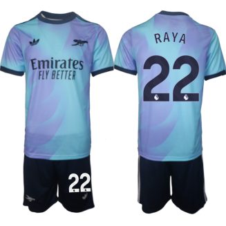 Arsenal Derde Shirt 2024-2025 David Raya #22 Korte Mouw (+ Korte broeken) voordelig online kopen