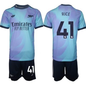 Arsenal Derde Shirt 2024-2025 Declan Rice #41 Korte Mouw (+ Korte broeken) voordelig online kopen