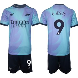 Arsenal Derde Shirt 2024-2025 Gabriel Jesus #9 Korte Mouw (+ Korte broeken) voordelig online kopen