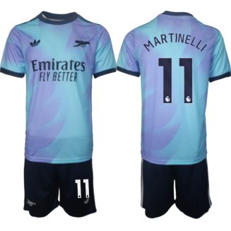 Arsenal Derde Shirt 2024-2025 Gabriel Martinelli #11 Korte Mouw (+ Korte broeken) voordelig online kopen