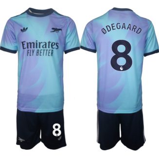 Arsenal Derde Shirt 2024-2025 Martin Ødegaard #8 Korte Mouw (+ Korte broeken) voordelig online kopen