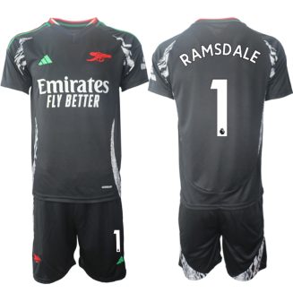 Arsenal Uitshirt 2024-2025 Aaron Ramsdale #1 Korte Mouw (+ Korte broeken) voordelig online kopen