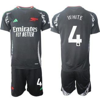 Arsenal Uitshirt 2024-2025 Ben White #4 Korte Mouw (+ Korte broeken) voordelig online kopen