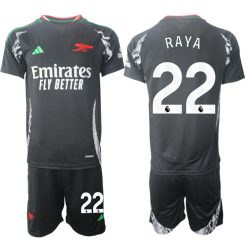 Arsenal Uitshirt 2024-2025 David Raya #22 Korte Mouw (+ Korte broeken) voordelig online kopen