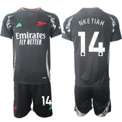 Arsenal Uitshirt 2024-2025 Eddie Nketiah #14 Korte Mouw (+ Korte broeken) voordelig online kopen