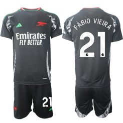 Arsenal Uitshirt 2024-2025 Fábio Vieira #21 Korte Mouw (+ Korte broeken) voordelig online kopen