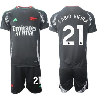 Arsenal Uitshirt 2024-2025 Fábio Vieira #21 Korte Mouw (+ Korte broeken) voordelig online kopen