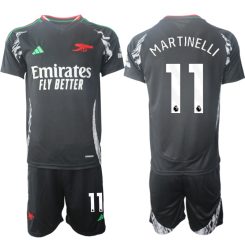 Arsenal Uitshirt 2024-2025 Gabriel Martinelli #11 Korte Mouw (+ Korte broeken) voordelig online kopen