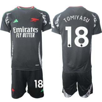 Arsenal Uitshirt 2024-2025 Takehiro Tomiyasu #18 Korte Mouw (+ Korte broeken) voordelig online kopen