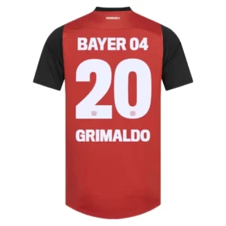 Bayer 04 Leverkusen Thuisshirt 2024-2025 Alejandro Grimaldo #20 korte mouw voordelig online kopen