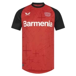 Bayer 04 Leverkusen Thuisshirt 2024-2025 Edmond Tapsoba #12 korte mouw voordelig online kopen-1