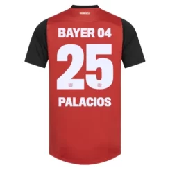 Bayer 04 Leverkusen Thuisshirt 2024-2025 Exequiel Palacios #25 korte mouw voordelig online kopen