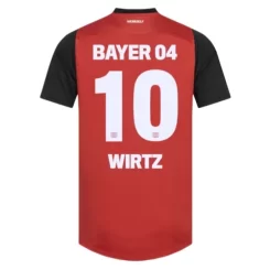 Bayer 04 Leverkusen Thuisshirt 2024-2025 Florian Wirtz #10 korte mouw voordelig online kopen