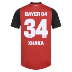 Bayer 04 Leverkusen Thuisshirt 2024-2025 Granit Xhaka #34 korte mouw voordelig online kopen