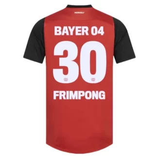 Bayer 04 Leverkusen Thuisshirt 2024-2025 Jeremie Frimpong #30 korte mouw voordelig online kopen