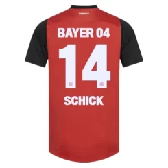 Bayer 04 Leverkusen Thuisshirt 2024-2025 Patrik Schick #14 korte mouw voordelig online kopen