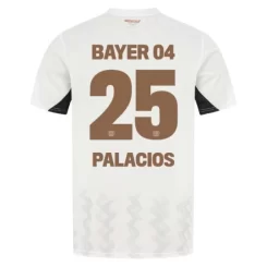 Bayer 04 Leverkusen Uitshirt 2024-2025 Exequiel Palacios #25 korte mouw voordelig online kopen