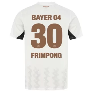 Bayer 04 Leverkusen Uitshirt 2024-2025 Jeremie Frimpong #30 korte mouw voordelig online kopen