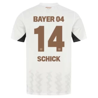 Bayer 04 Leverkusen Uitshirt 2024-2025 Patrik Schick #14 korte mouw voordelig online kopen