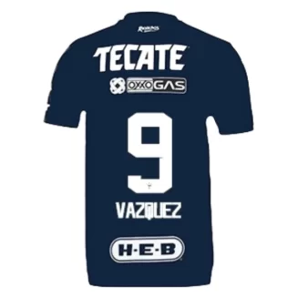 CF Monterrey Thuisshirt 2024-2025 Brandon Vazquez #9 korte mouw voordelig online kopen