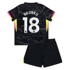 Chelsea Derde Shirt voor kinderen 2024-2025 Christopher Nkunku #18 Korte Mouw (+ Korte broeken) voordelig online kopen