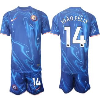 Chelsea Thuisshirt 2024-2025 João Félix #14 Korte Mouw (+ Korte broeken) voordelig online kopen