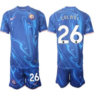 Chelsea Thuisshirt 2024-2025 Levi Colwill #26 Korte Mouw (+ Korte broeken) voordelig online kopen