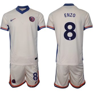 Chelsea Uitshirt 2024-2025 Enzo Fernandez #8 Korte Mouw (+ Korte broeken) voordelig online kopen