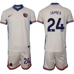 Chelsea Uitshirt 2024-2025 Reece James #24 Korte Mouw (+ Korte broeken) voordelig online kopen