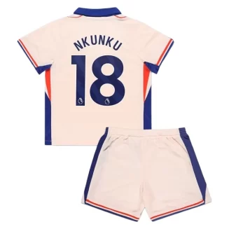 Chelsea Uitshirt voor kinderen 2024-2025 Christopher Nkunku #18 Korte Mouw (+ Korte broeken) voordelig online kopen