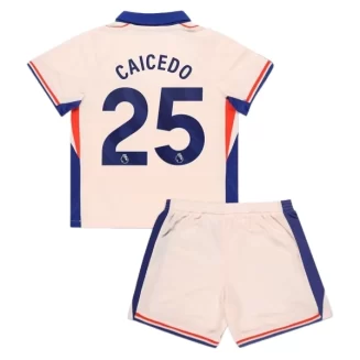 Chelsea Uitshirt voor kinderen 2024-2025 Moises Caicedo #25 Korte Mouw (+ Korte broeken) voordelig online kopen