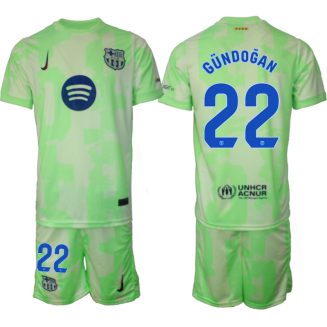 FC Barcelona Derde Shirt 2024-2025 İlkay Gündoğan #22 Korte Mouw (+ Korte broeken) voordelig online kopen