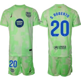 FC Barcelona Derde Shirt 2024-2025 Sergi Roberto #20 Korte Mouw (+ Korte broeken) voordelig online kopen