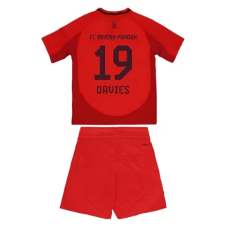 FC Bayern München Thuisshirt voor kinderen 2024-2025 Alphonso Davies #19 Korte Mouw (+ Korte broeken) voordelig online kopen